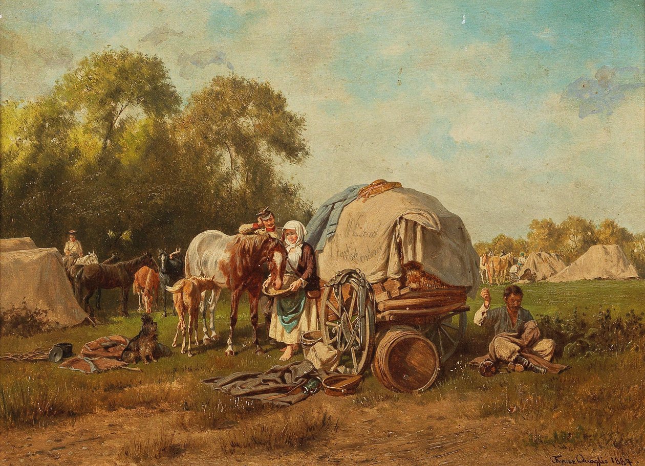 Hviler af Franz Quaglio