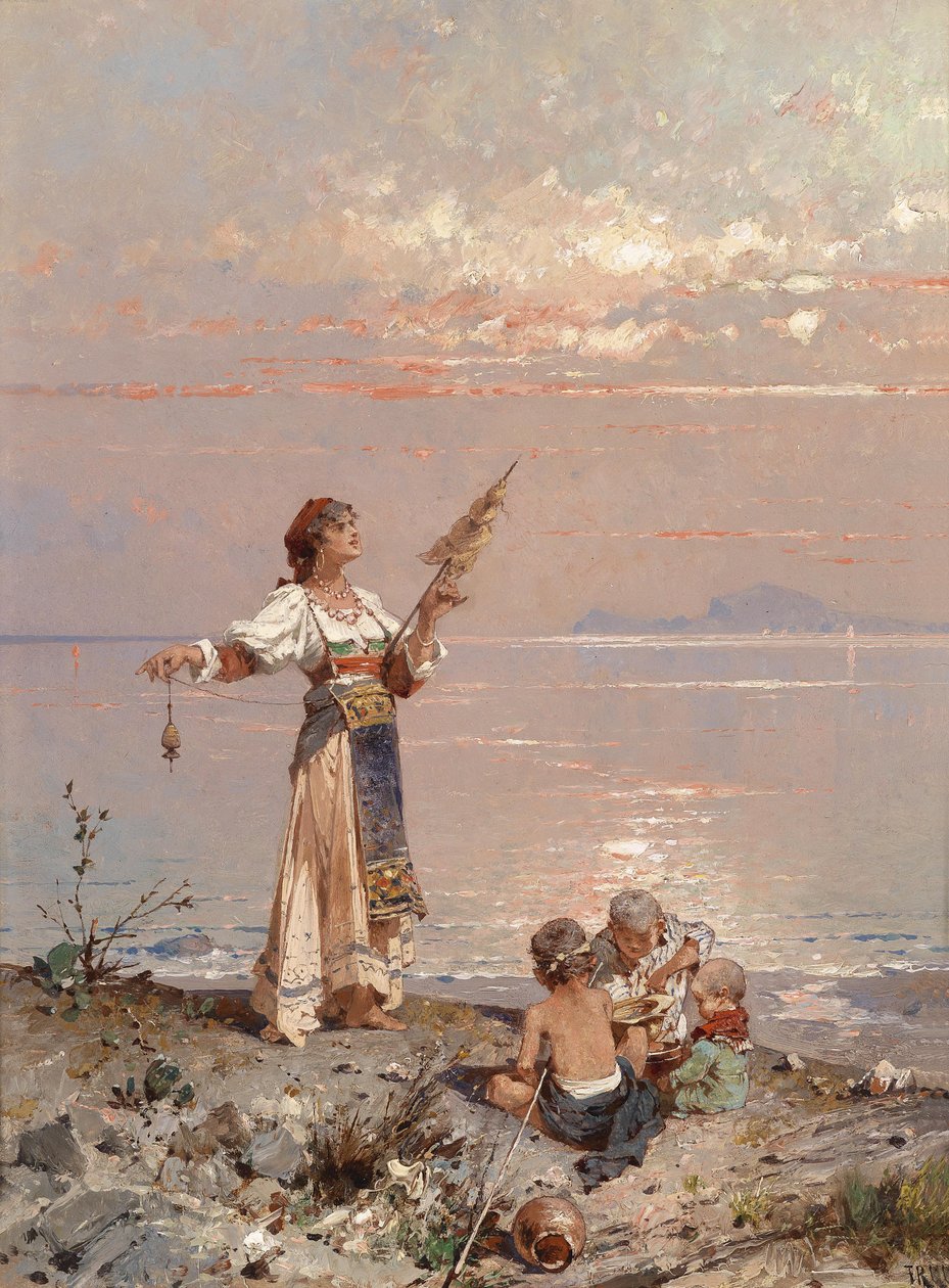 I Napolibugten af Franz Richard Unterberger