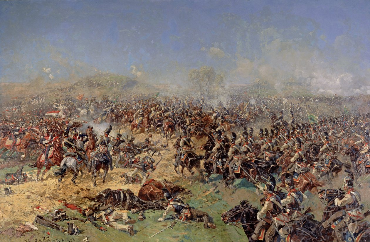 Slaget ved Borodino den 26. august 1812, 1913 af Franz Roubaud