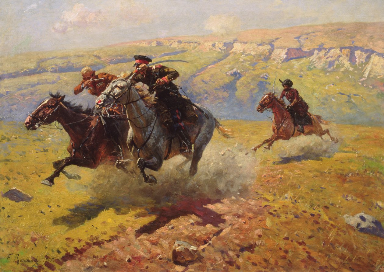 Duel, 1905 af Franz Roubaud
