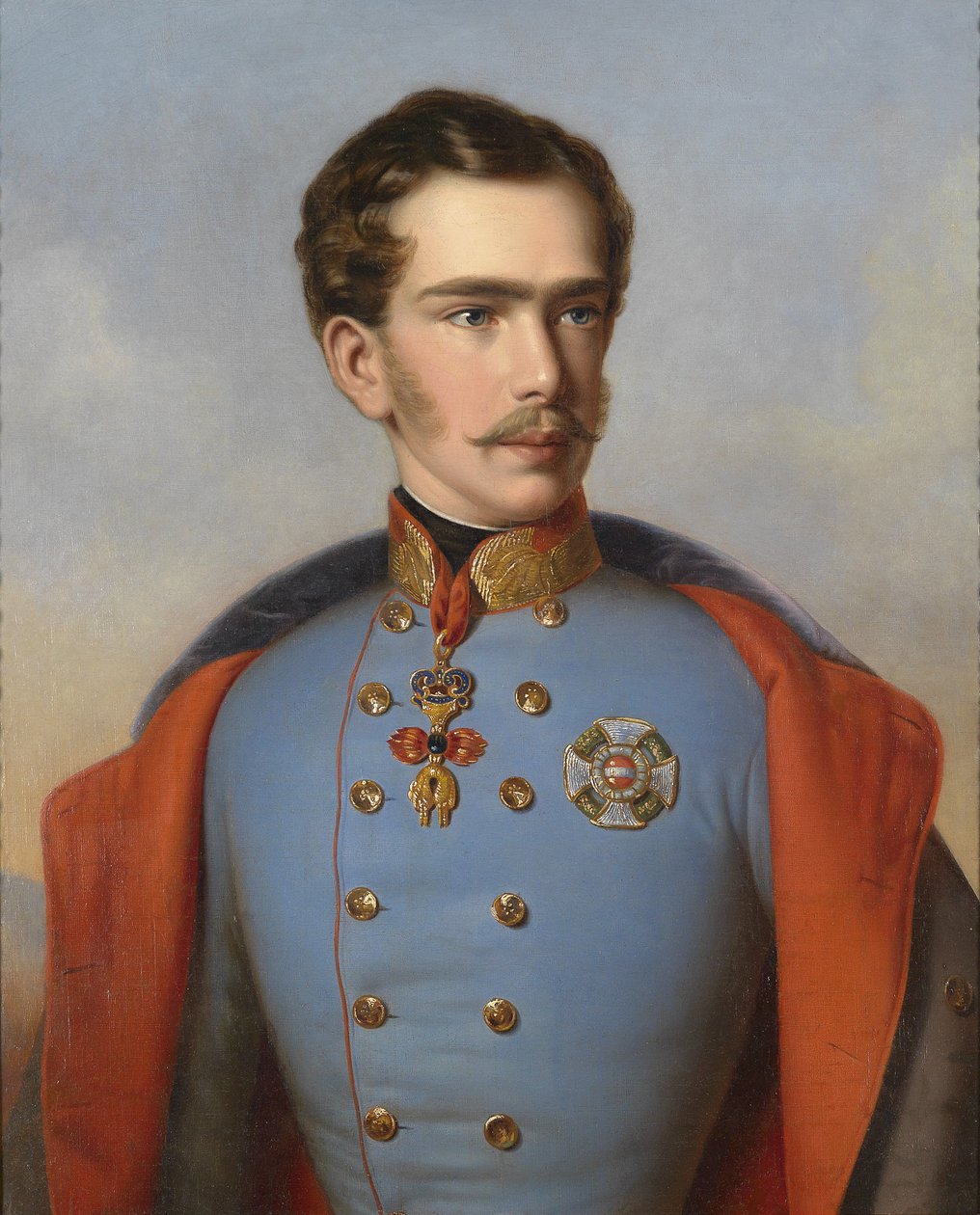 Franz Joseph I af Østrig af Franz Russ the Elder