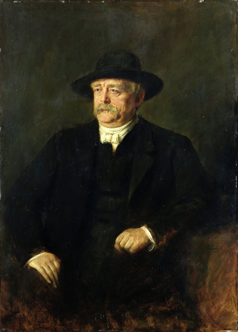 Kansler Otto von Bismarck (1815-98), 1849 af Franz Seraph von Lenbach