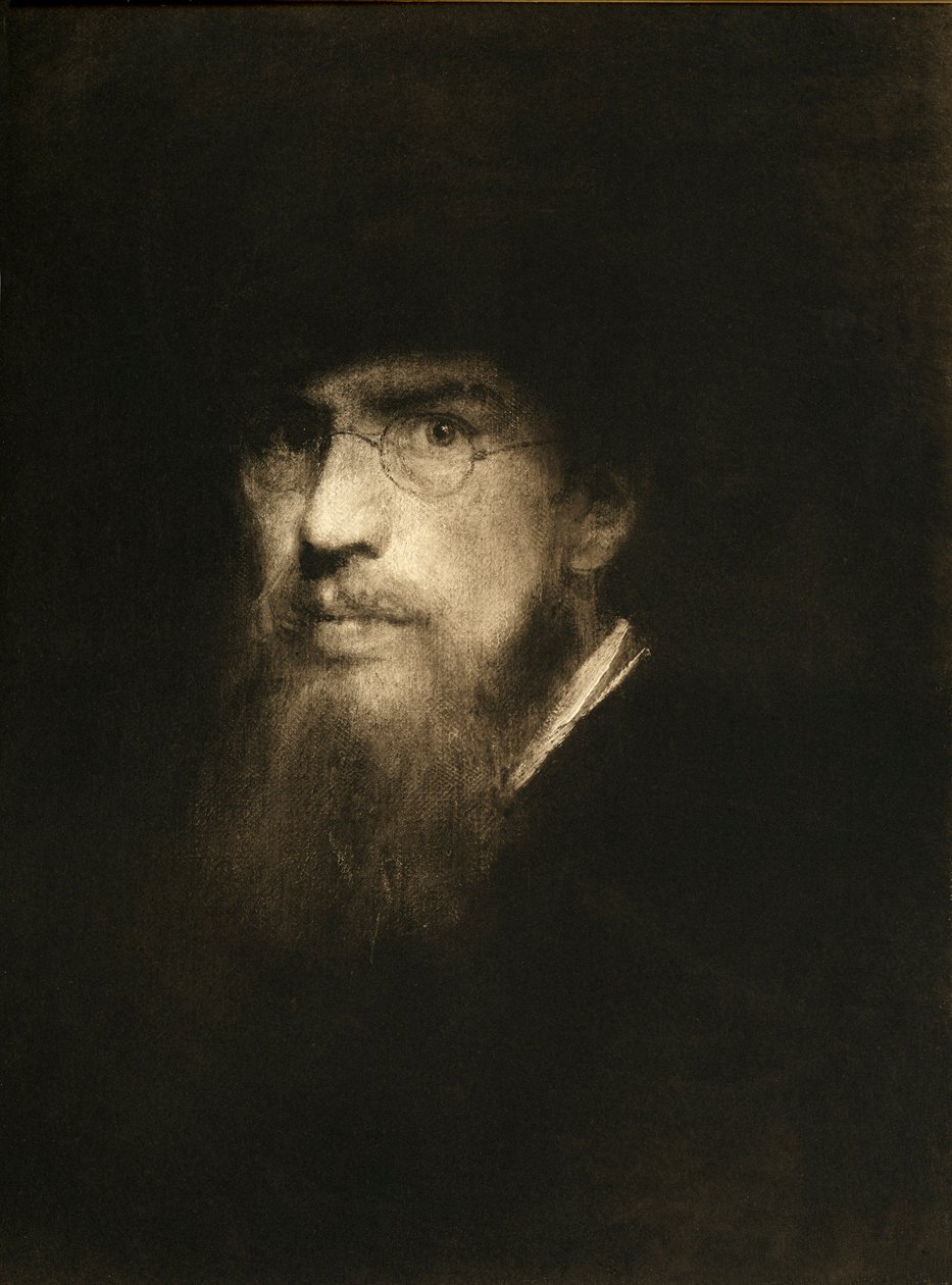 Franz Lenbach, selvportræt af Franz Seraph von Lenbach