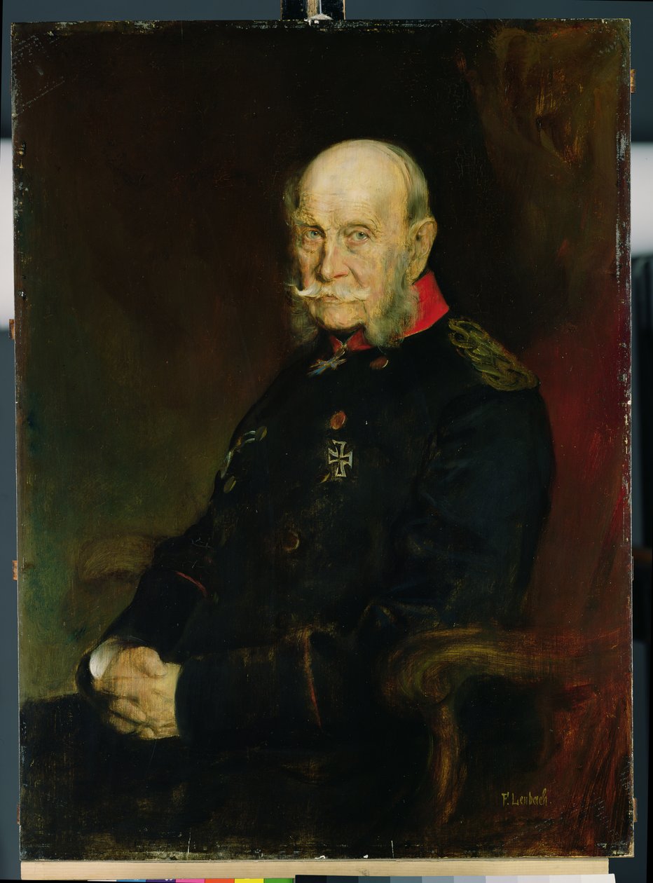 Kejser Wilhelm I (1797-1888), 1888 af Franz Seraph von Lenbach