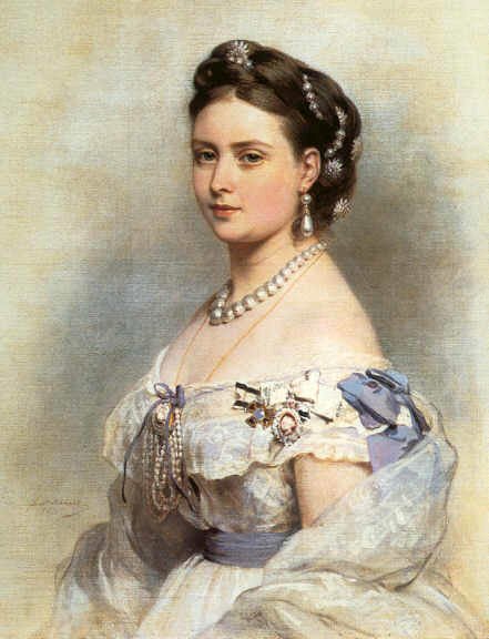 Prinsessen Victoria, prinsesse Royal som kronprinsesse af Preussen af Franz Xaver Winterhalter