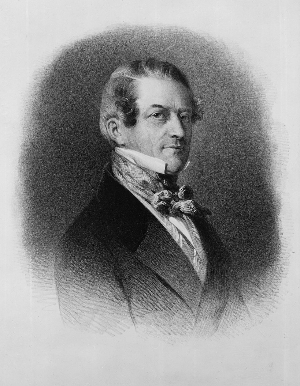 Christian Friedrich, baron Stockmar, graveret af Thomas Fairland af Franz Xaver Winterhalter