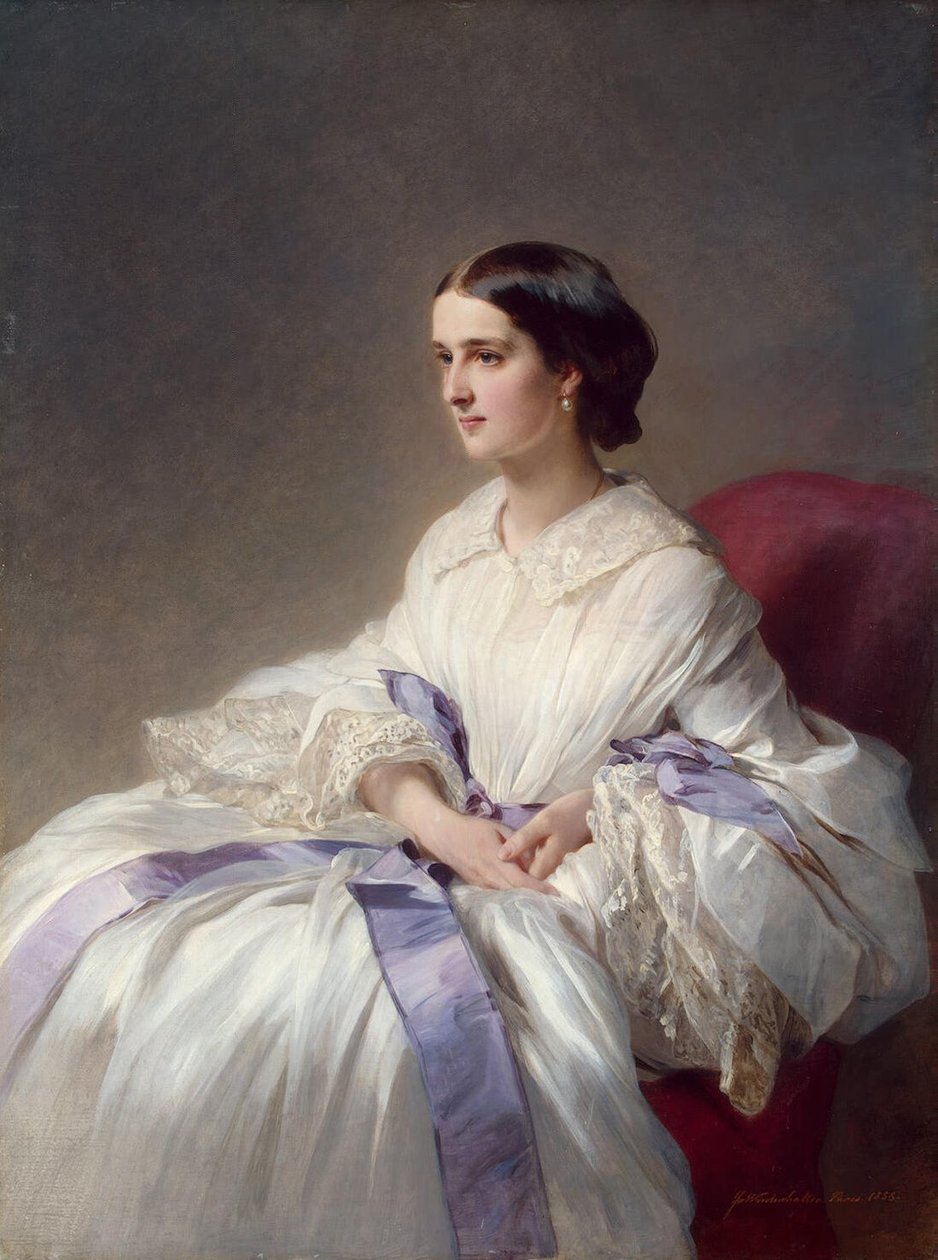 Contess Olga Shuvalova af Franz Xaver Winterhalter