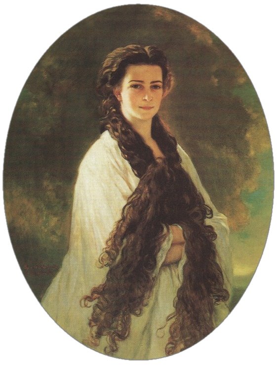 Elisabeth, kejserinde af Østrig af Franz Xaver Winterhalter
