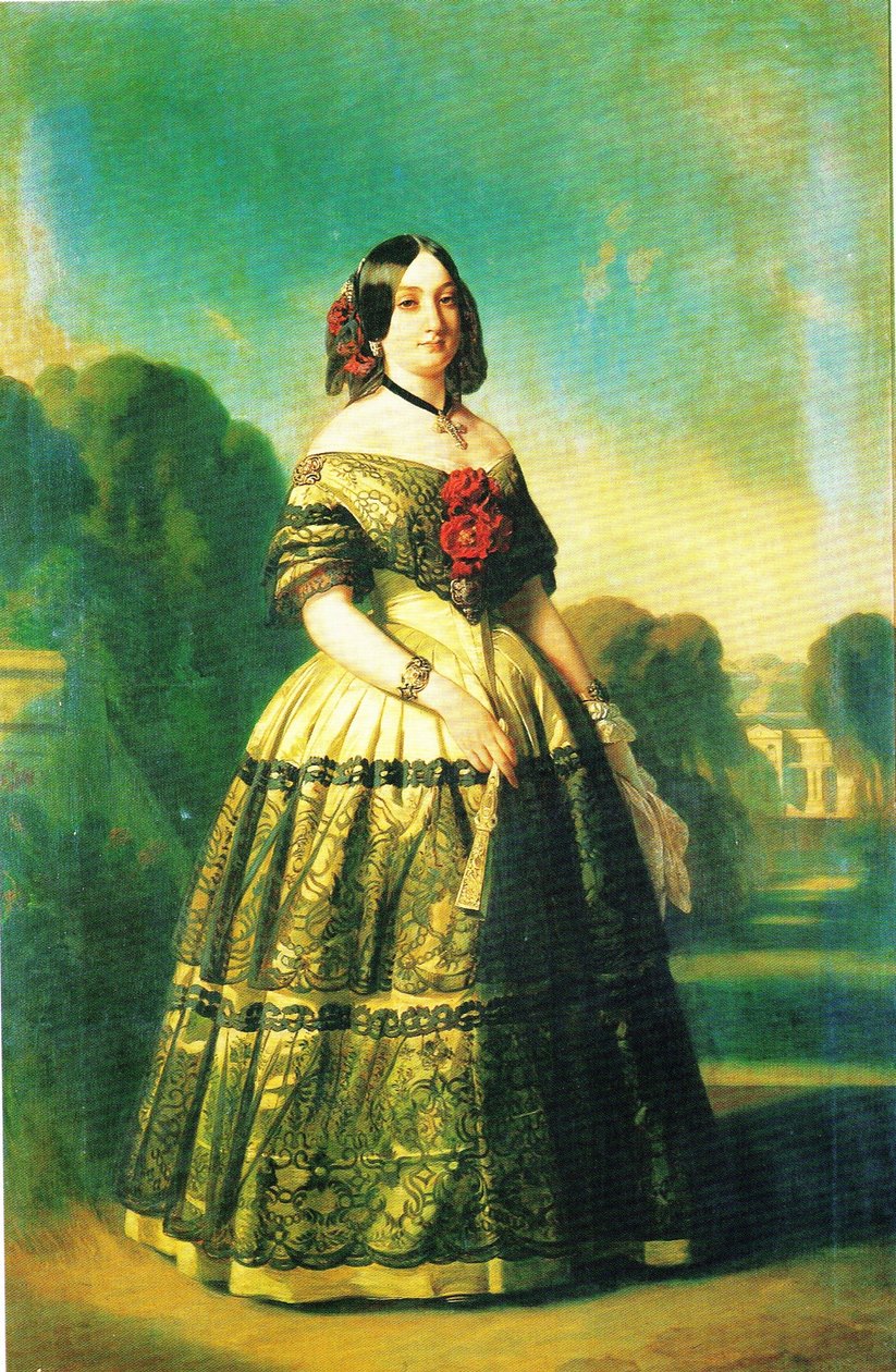 Infanta Luisa Fernanda de Borbón af Franz Xaver Winterhalter