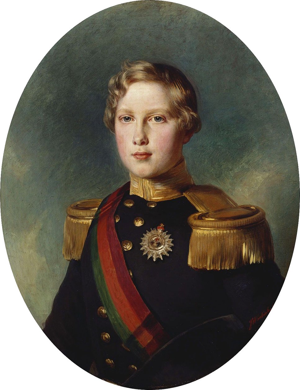 Louis I, konge af Portugal af Franz Xaver Winterhalter