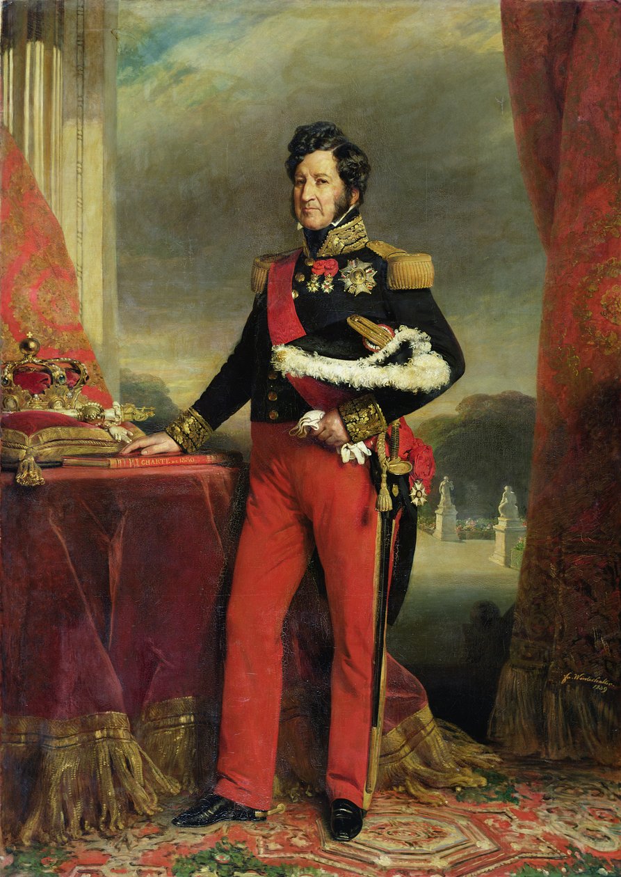 Louis-Philippe I (1773-1850), konge af Frankrig af Franz Xaver Winterhalter