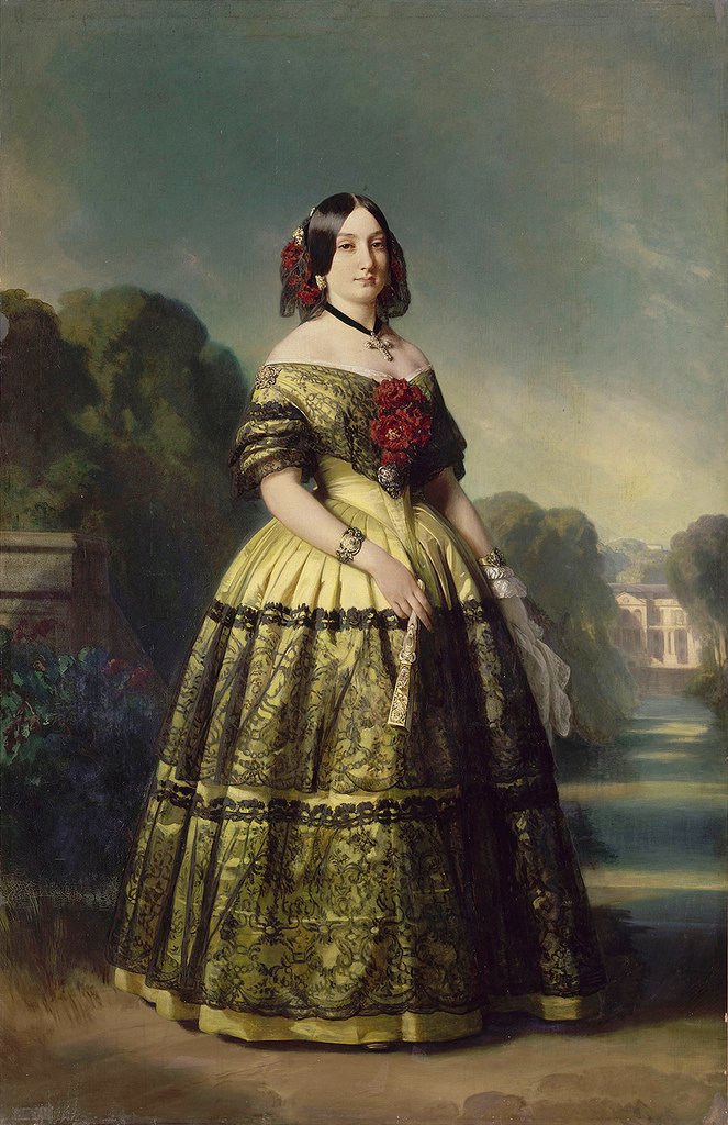 Maria Luisa fra Spanien af Franz Xaver Winterhalter