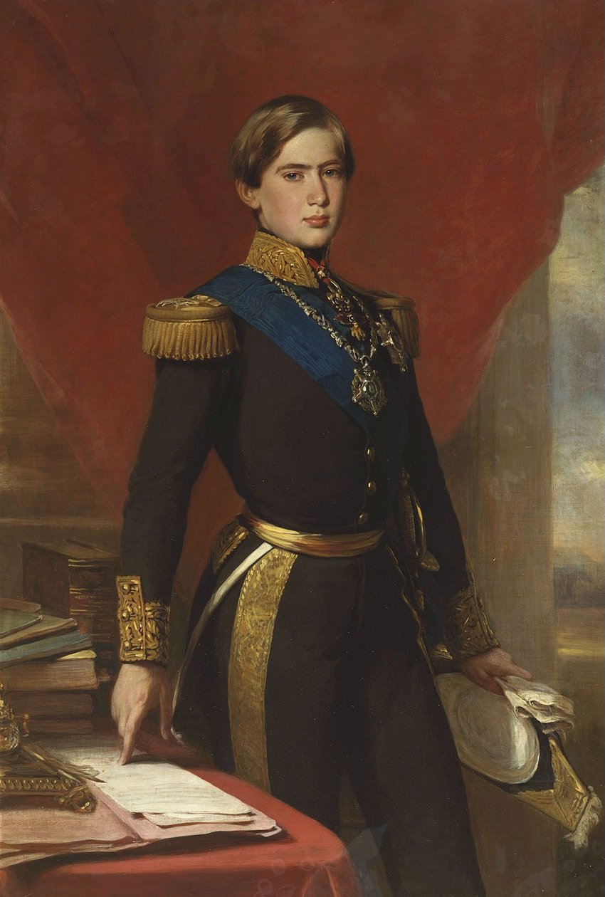 Pedro V, konge af Portugal af Franz Xaver Winterhalter