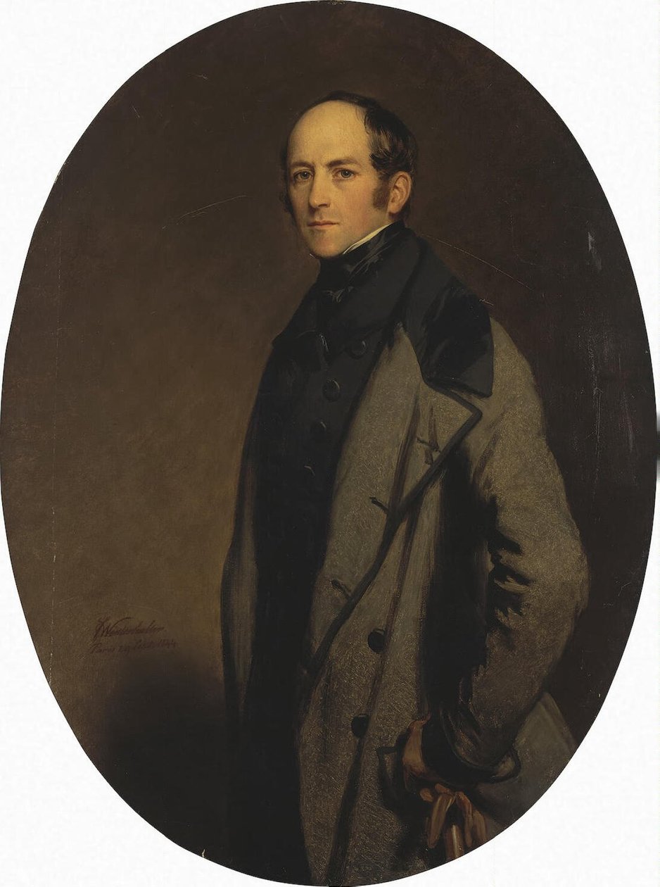 Portræt af grev Alexei Bobrinsky af Franz Xaver Winterhalter