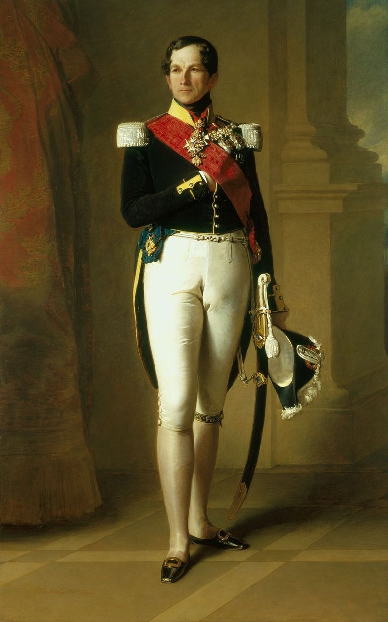 Portræt af Leopold I af Belgien af Franz Xaver Winterhalter