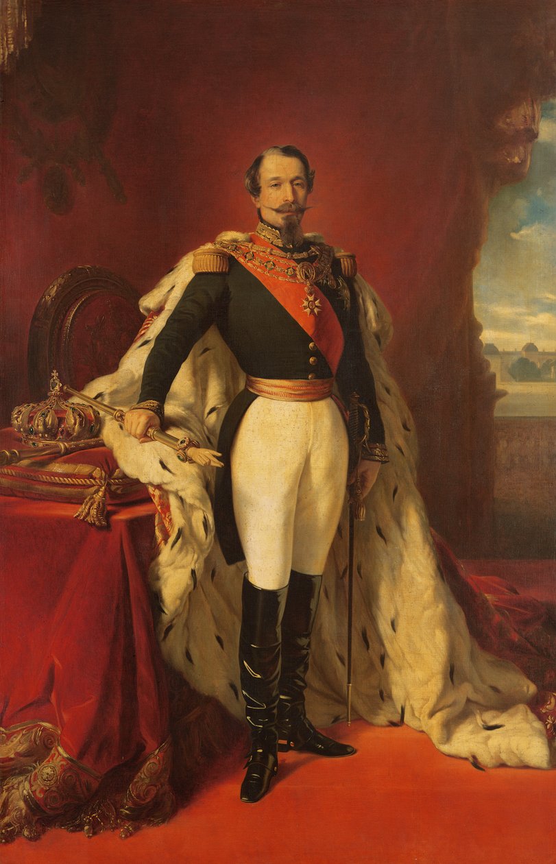 Portræt af Napoleon III (1808-73), kejser af Frankrig af Franz Xaver Winterhalter