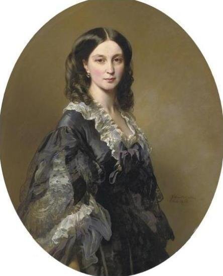 Portræt af prinsesse Elizaveta Alexandrovna Tchernicheva af Franz Xaver Winterhalter