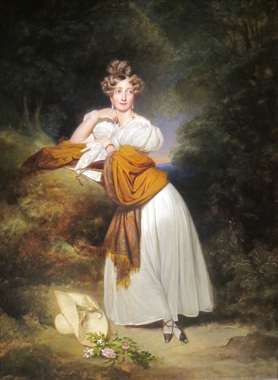 Portræt af prinsesse Sophie af Sverige af Franz Xaver Winterhalter
