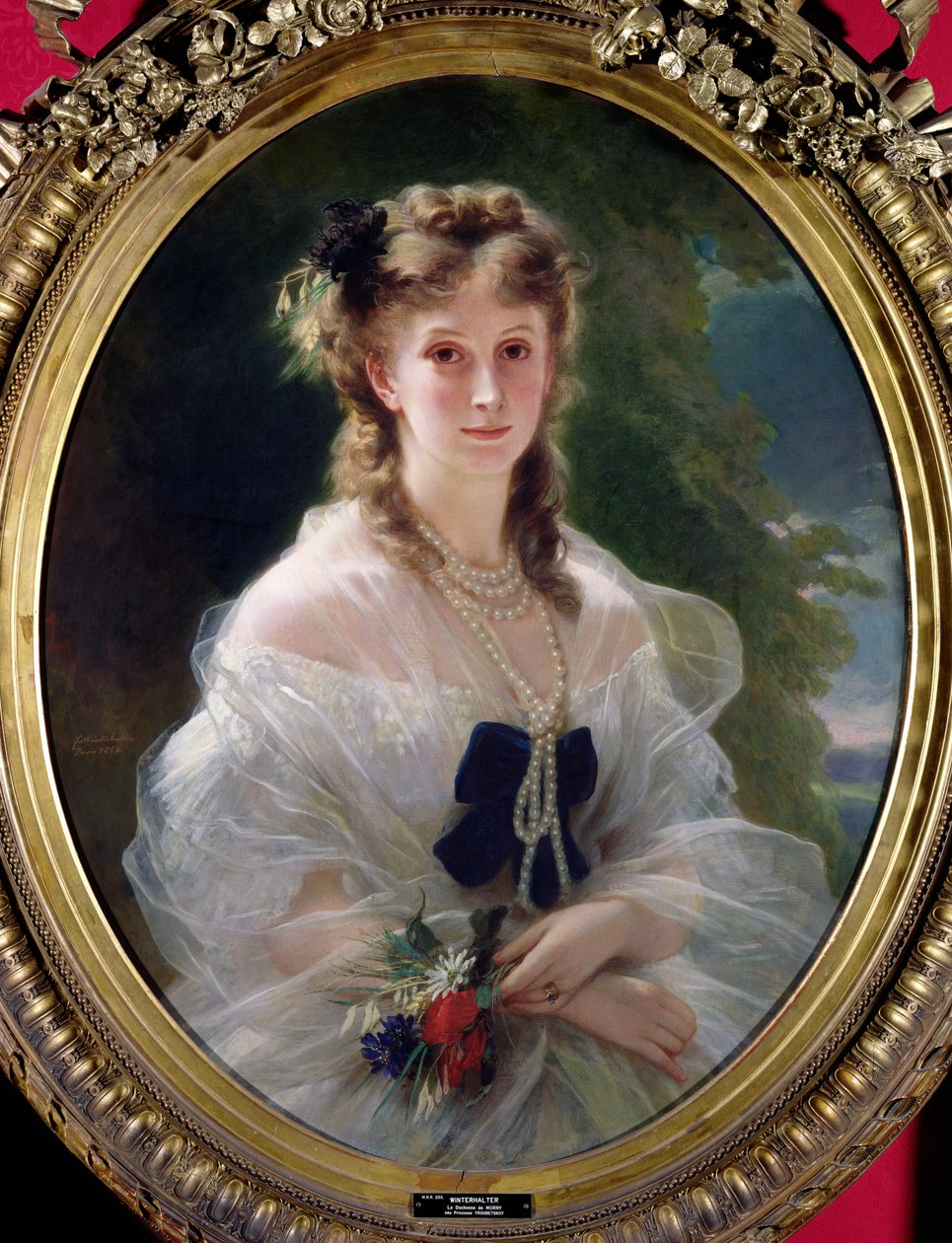 Portræt af Sophie Troubetskoy (1838-96) grevinde af Morny, 1863 af Franz Xaver Winterhalter