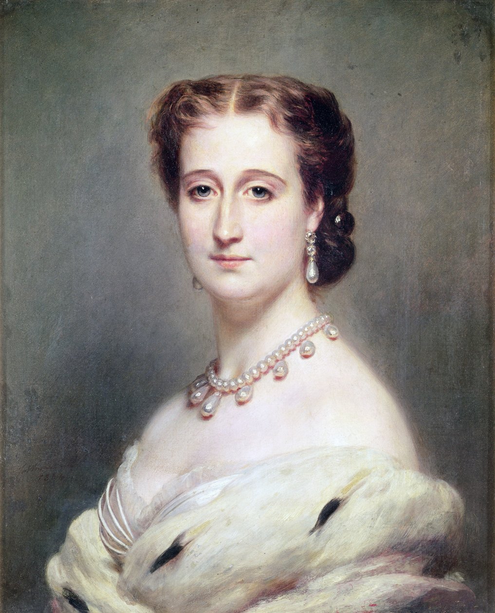 Portræt af kejserinde Eugenie (1826-1920) af Franz Xaver Winterhalter