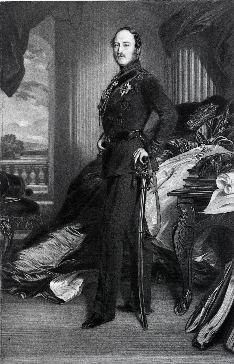 Prins Albert, efter maleriet af 1859 af Franz Xaver Winterhalter