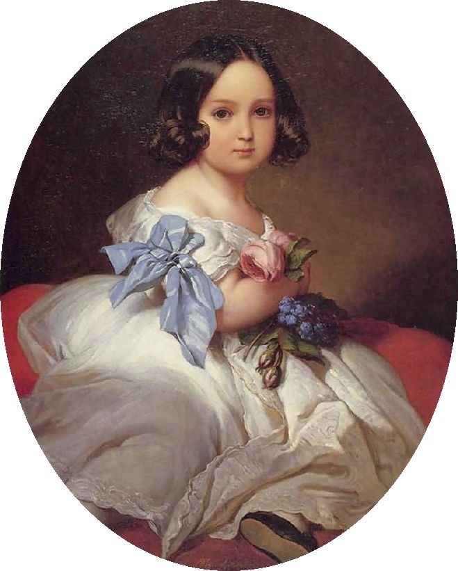 Prinsesse Charlotte af Belgien af Franz Xaver Winterhalter