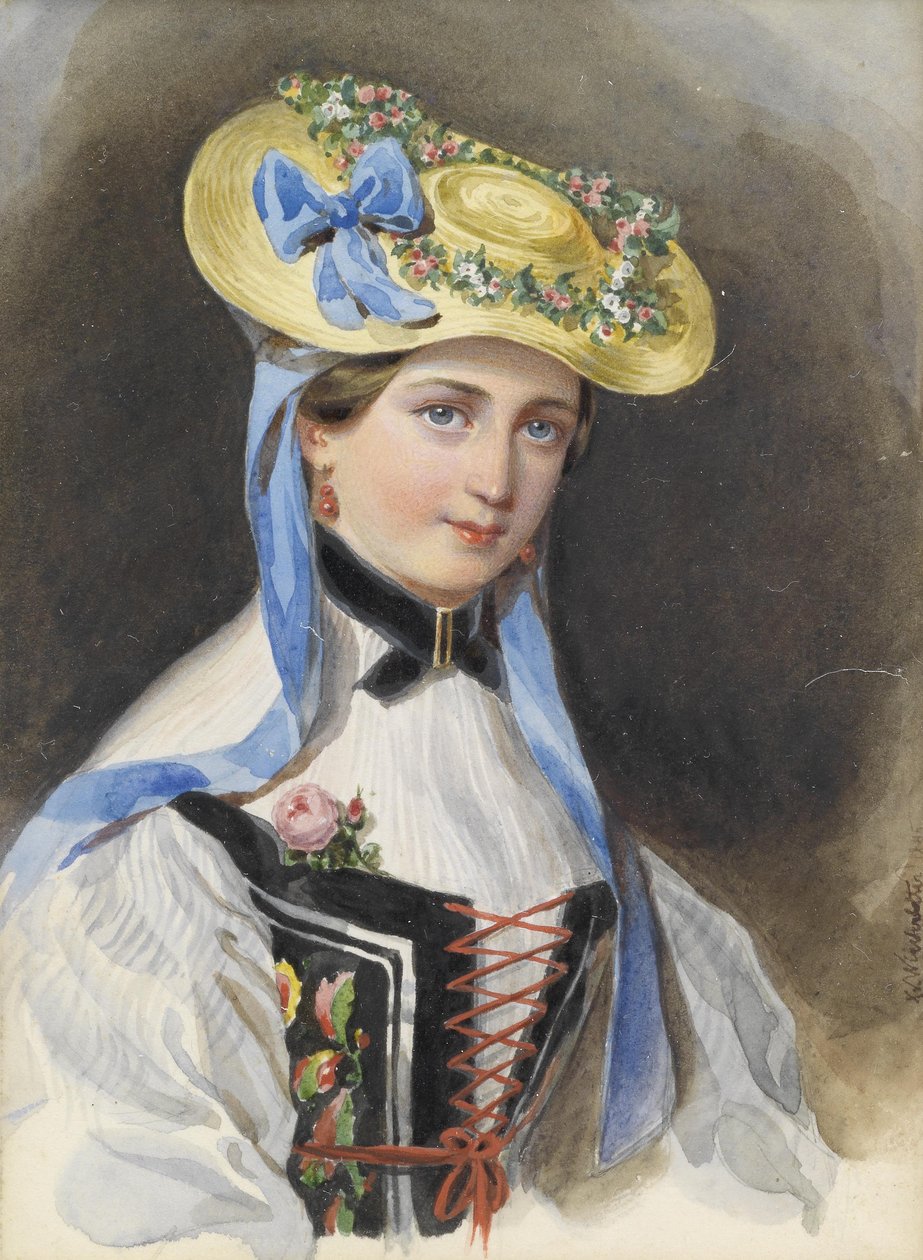 Prinsesse af Liechtenstein i kostume af Franz Xaver Winterhalter