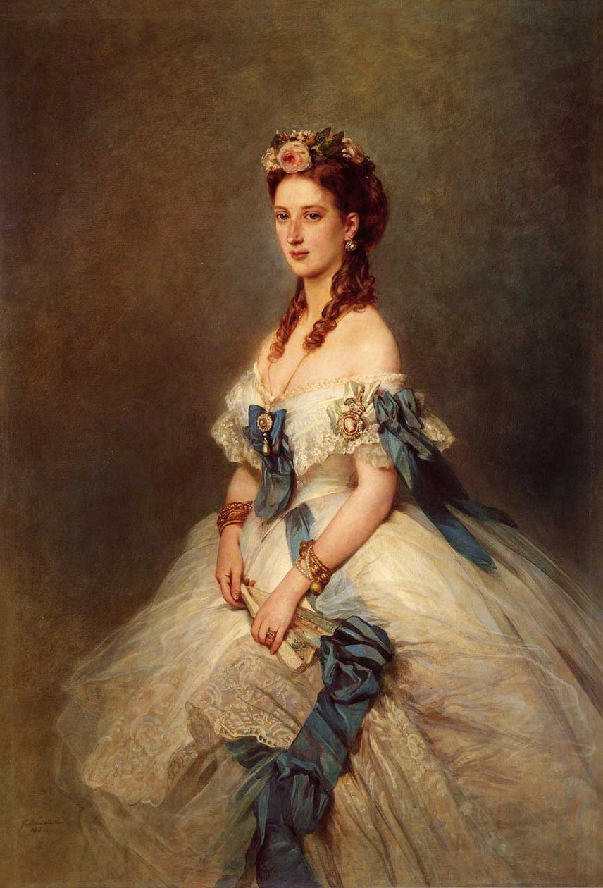 Dronning Alexandra, da prinsesse af Wales af Franz Xaver Winterhalter