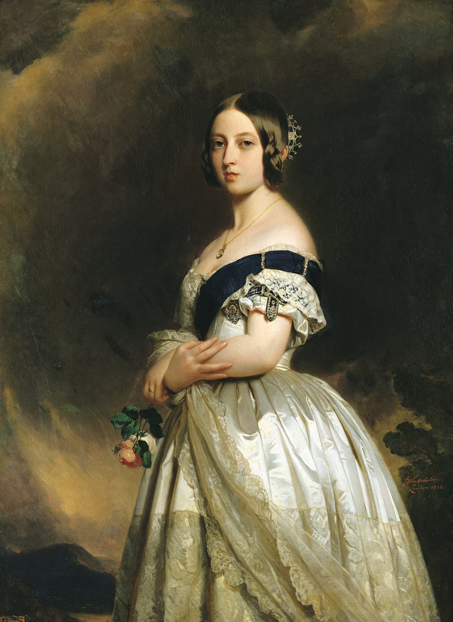 Dronning Victoria (1837-1901) 1842 af Franz Xaver Winterhalter
