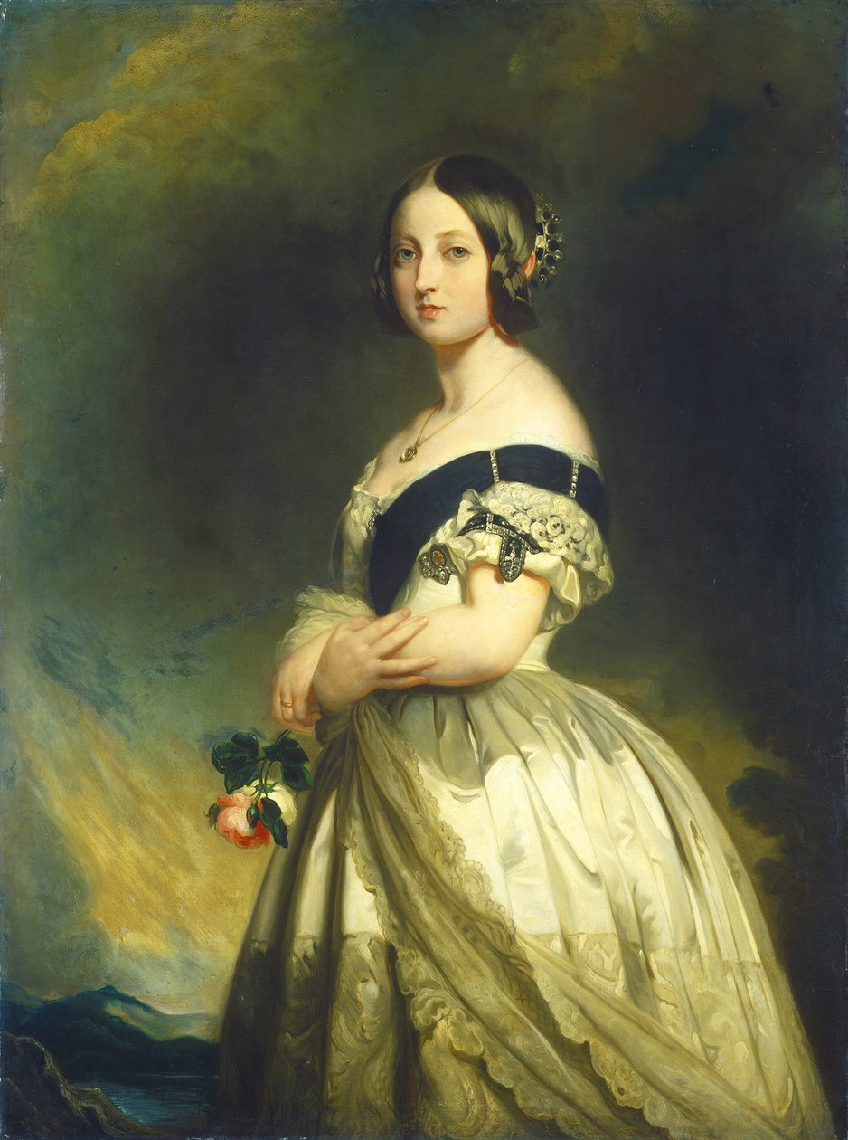 Dronning Victoria, ca. 1843 af Franz Xaver Winterhalter