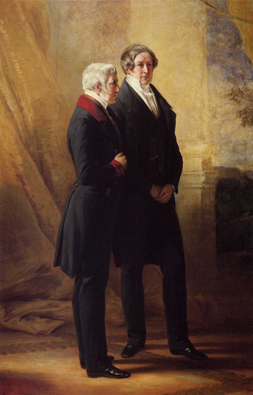 Hertugen af Wellington og Sir Robert Peel af Franz Xaver Winterhalter