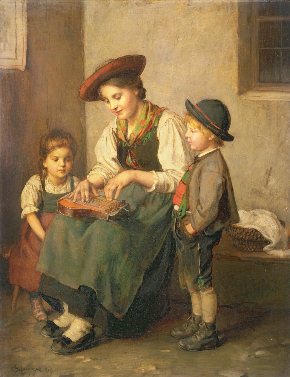 Citerspilleren af Franz Defregger