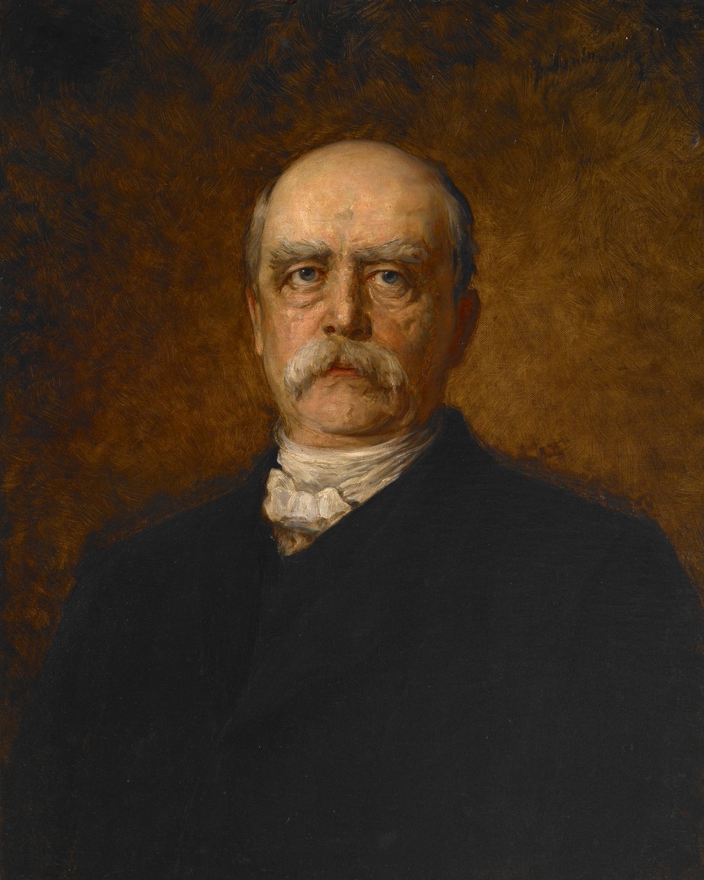 Portræt af Otto Eduard Leopold von Bismarck af Franz von Lenbach