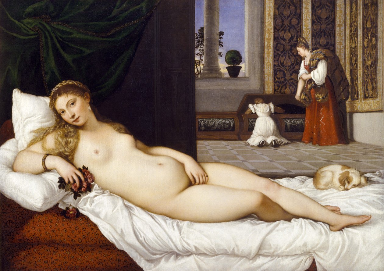 Venus von Urbino af Franz Seraph von Lenbach