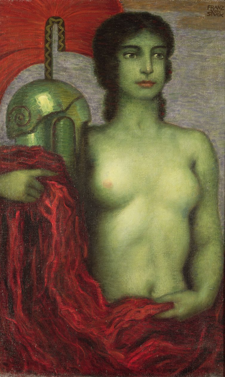 Athene, ca. 1923 af Franz von Stuck