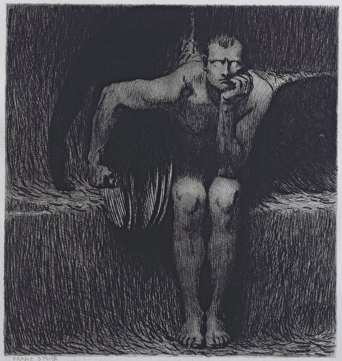 Lucifer af Franz von Stuck