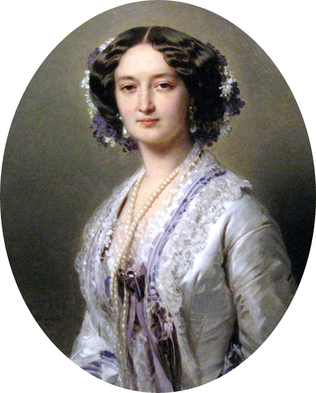 Portræt af Katarzyna Potocka, født Branicka af Franz Xaver Winterhalter