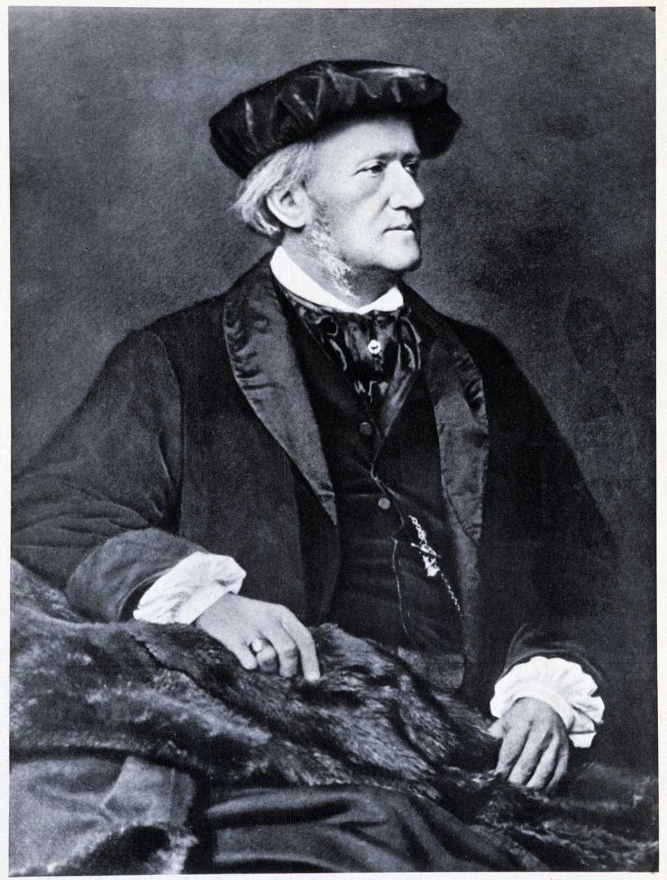 Richard Wagner - portræt af Franz Hanfstaengl af Franz (after) Hanfstaengl