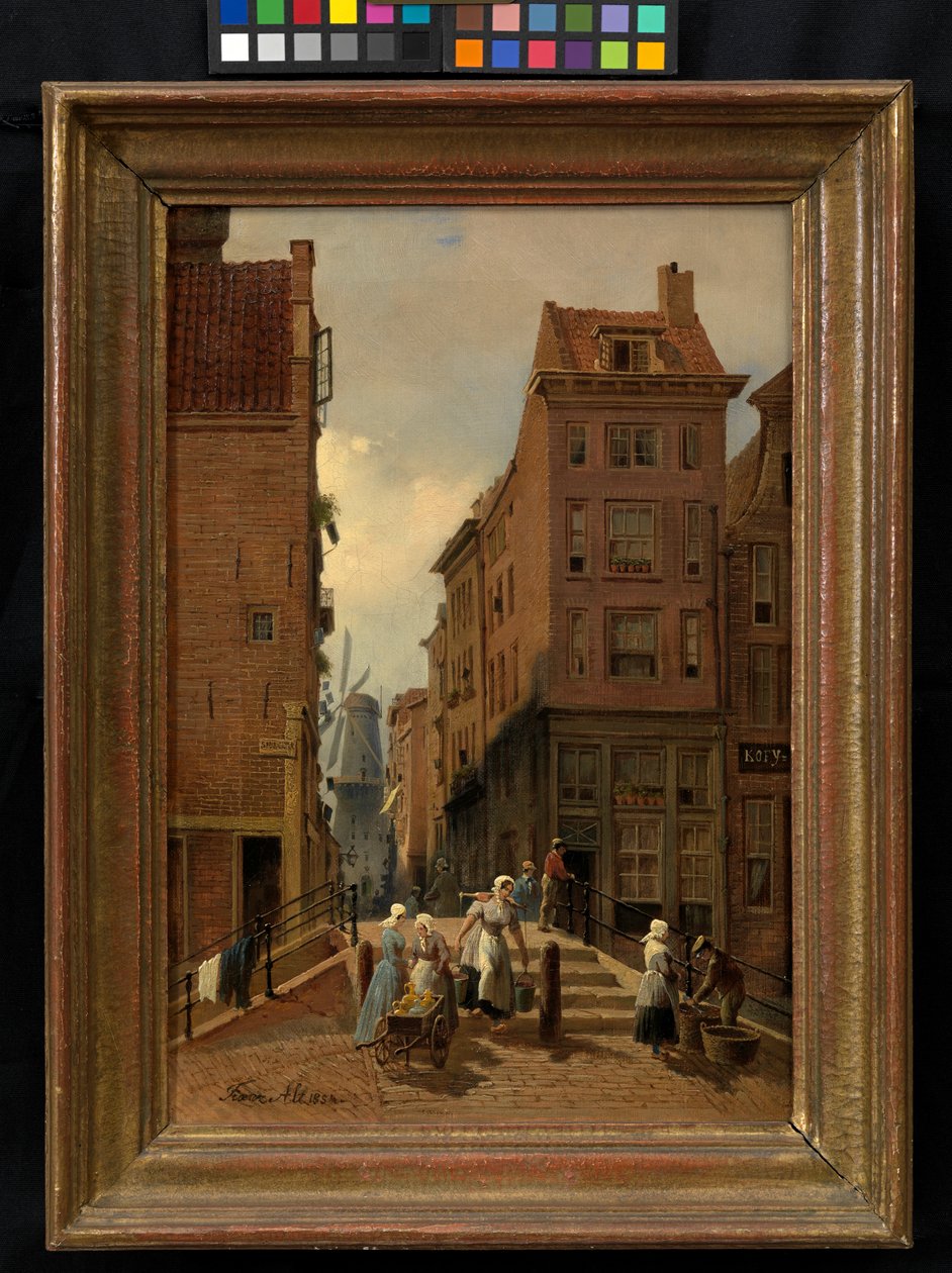 Gade i Amsterdam af Franz Alt