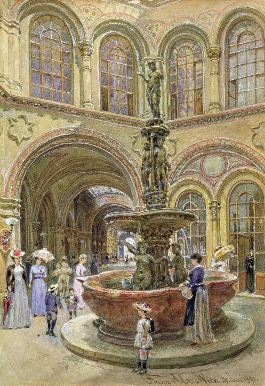 Bank- og børsbygningen, Herrengasse, Wien, 1891 af Franz Alt