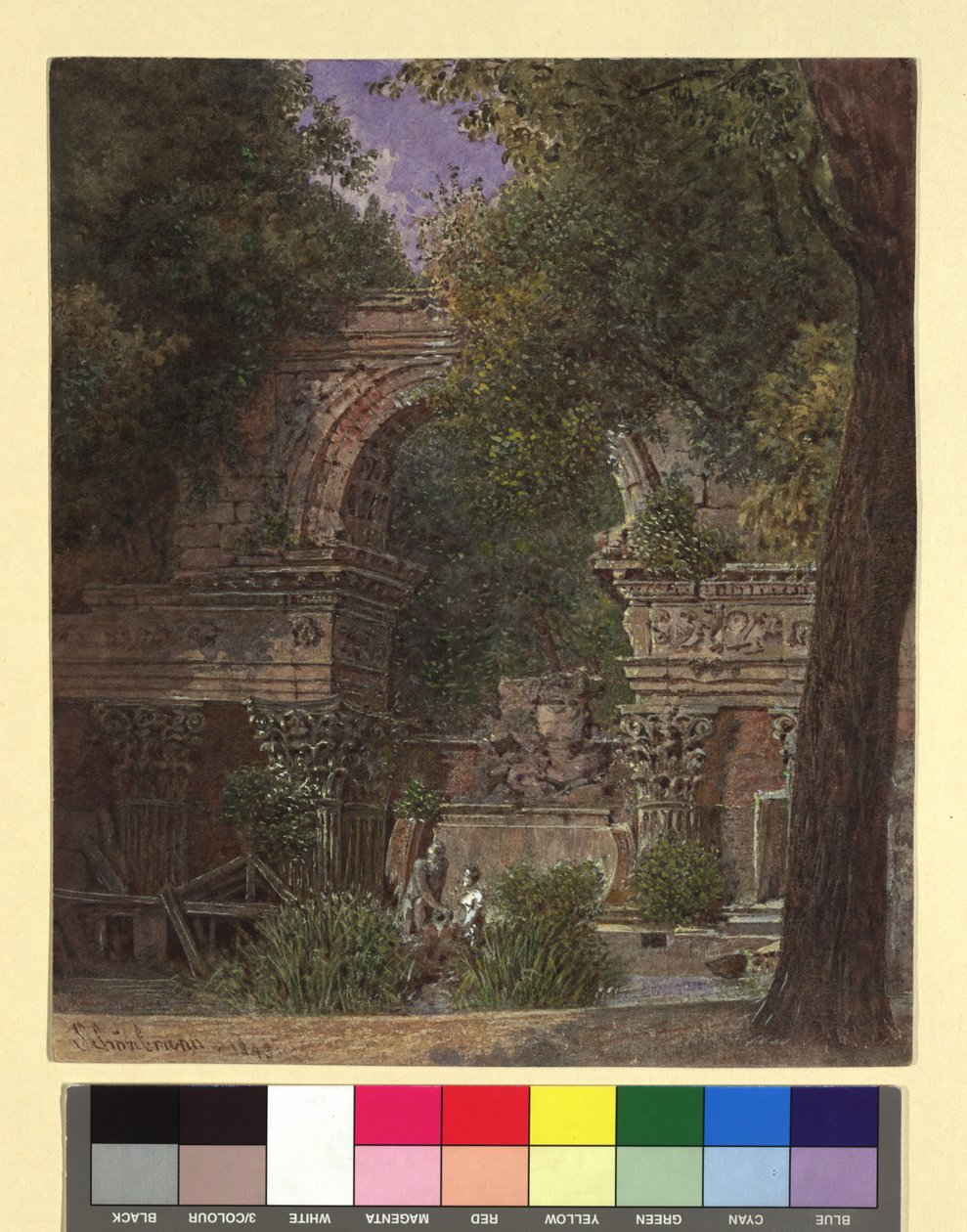 XII. Schönbrunn/Haven af Franz Alt