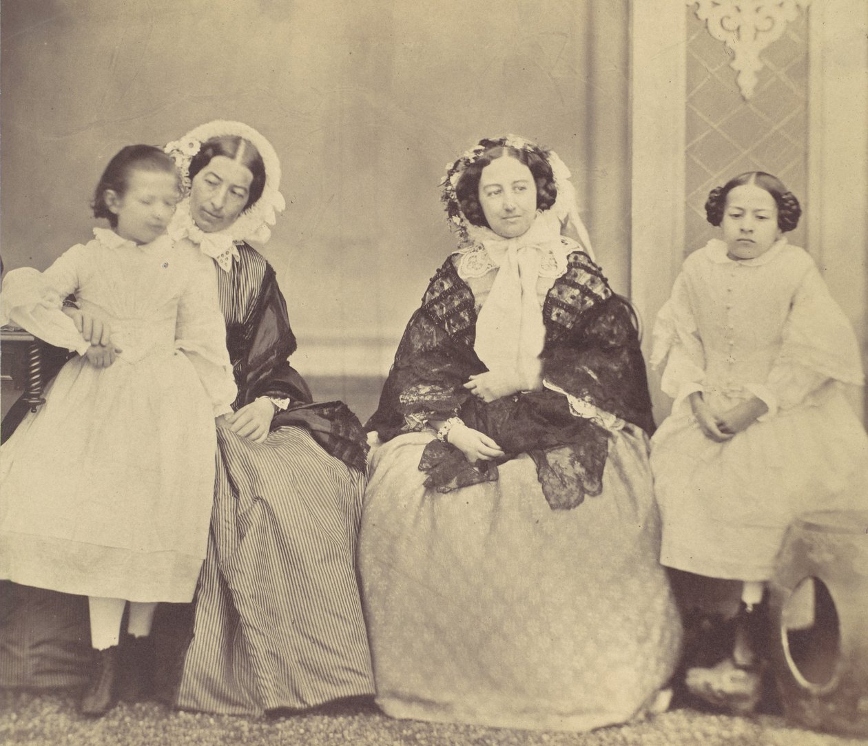 Elise Höusermann, Hermine, Marie og Marie Antoine, 1850