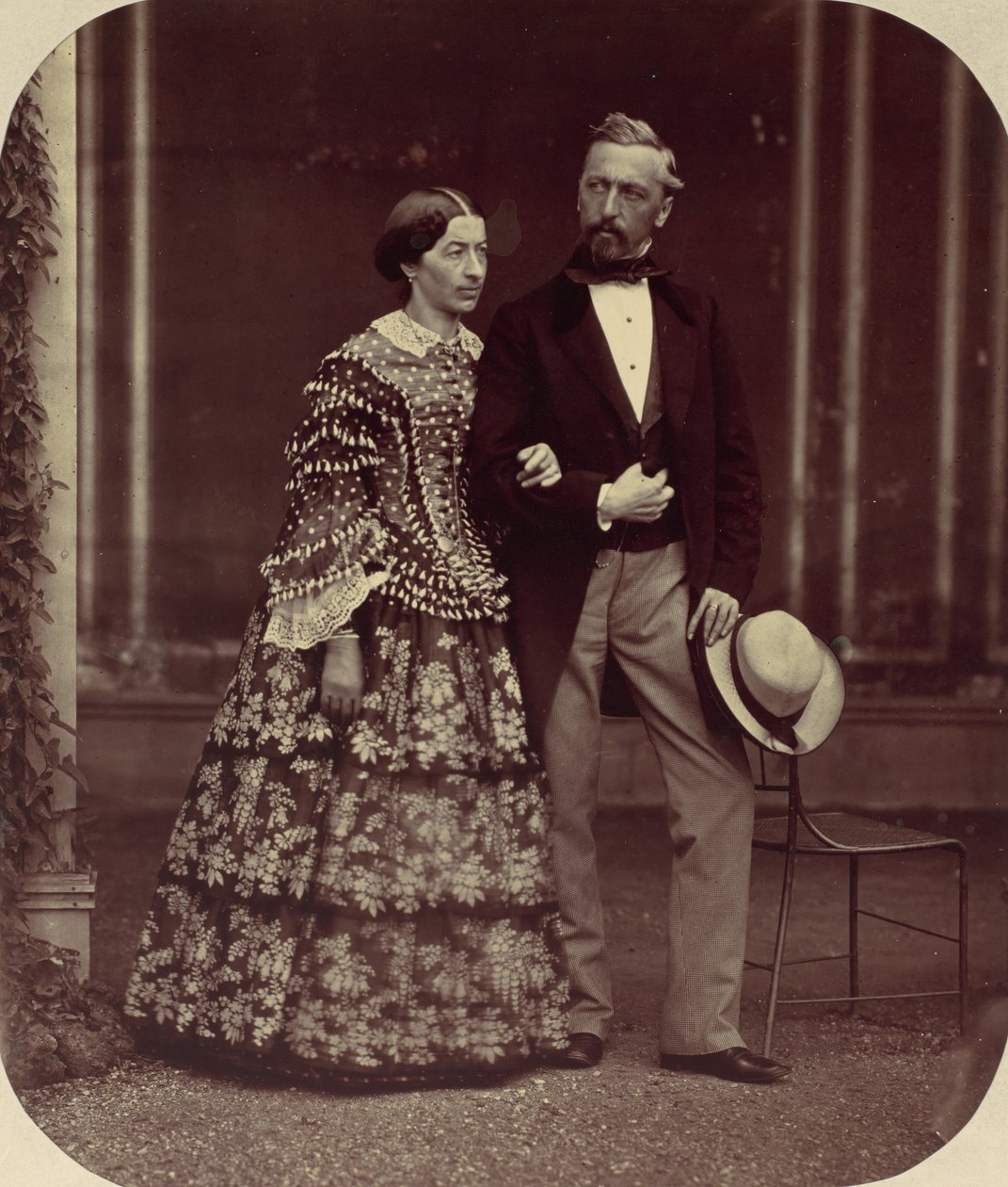 Mathias og Elise Hoeusermann, 1850-60