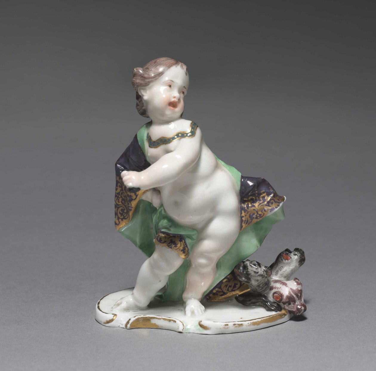 Pluto, fabrikant Nymphenburg Porcelænsfabrik, ca. 1760 af Franz Anton Bustelli