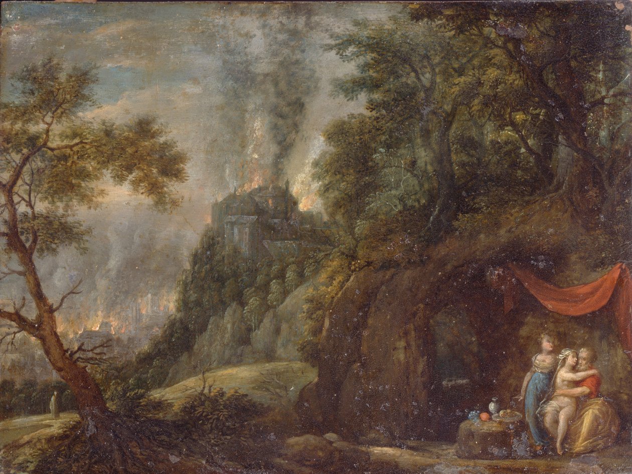 Lot og hans døtre, 1720