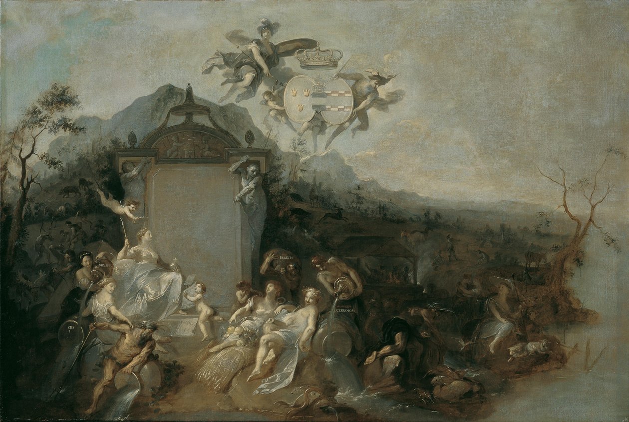 Allegori om Galicien og Lodomerien af Franz Anton Maulbertsch
