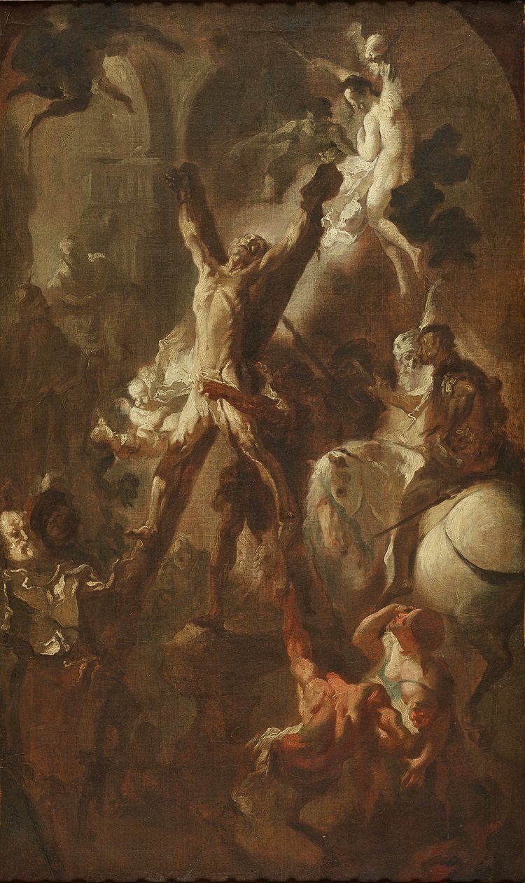 Sankt Andreas Martyrium af Franz Anton Maulbertsch