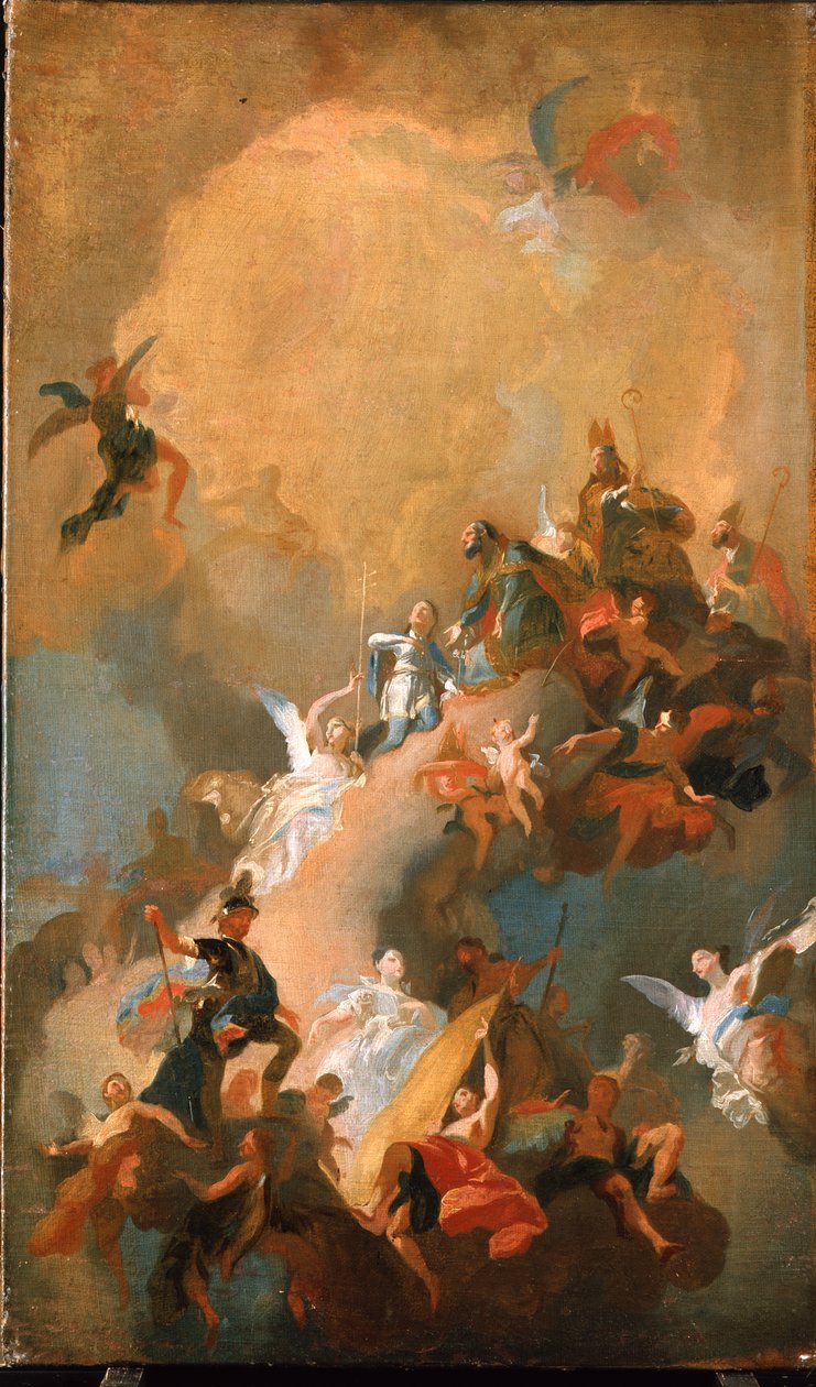 De ungarske helgeners apoteose af Franz Anton Maulbertsch
