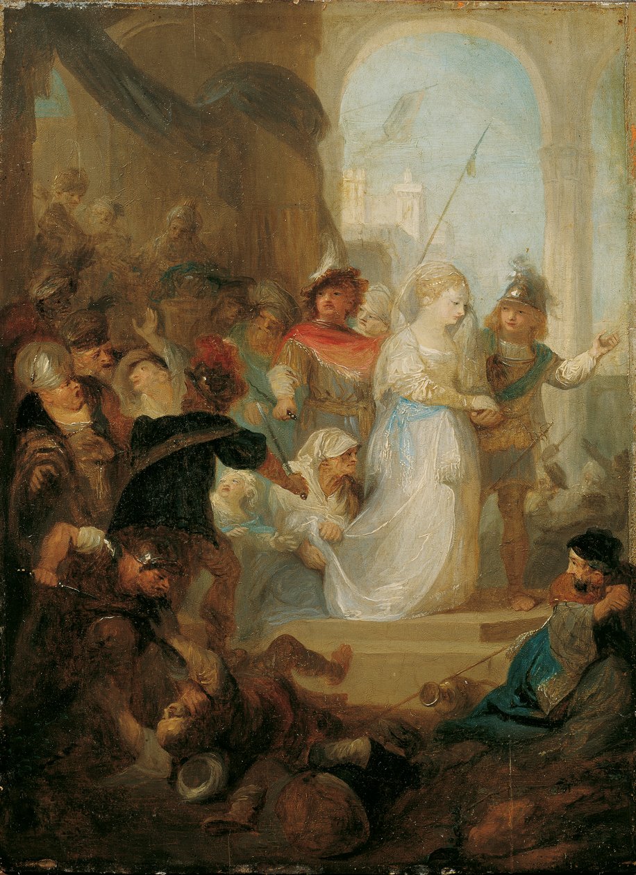 Esther og Hatach af Franz Anton Maulbertsch