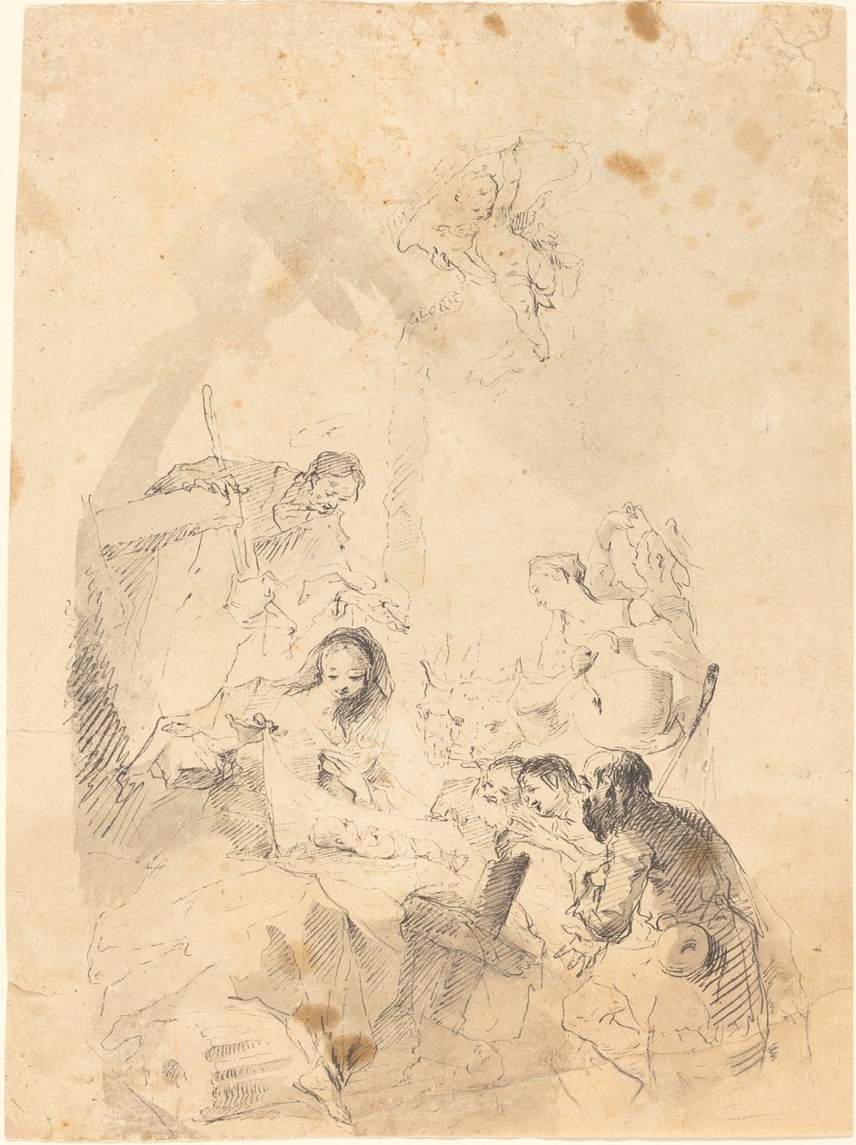 Hyrdernes tilbedelse af Franz Anton Maulbertsch